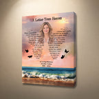 A Letter From Heaven Memorial Canvas