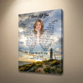 I Never Left You Memorial Canvas